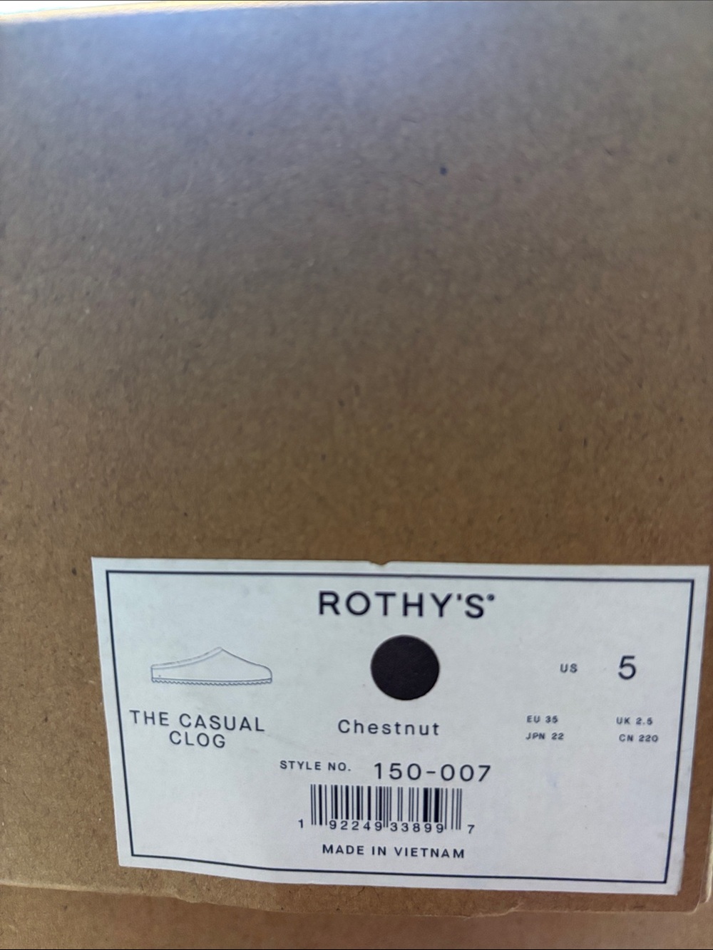 Rothy's Chestnut Knit Slip-Ons - Picture 5 of 5